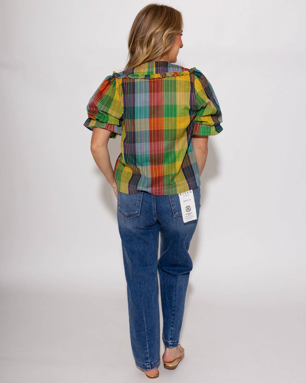 Ivy Jane - Blocks Of Plaid Top