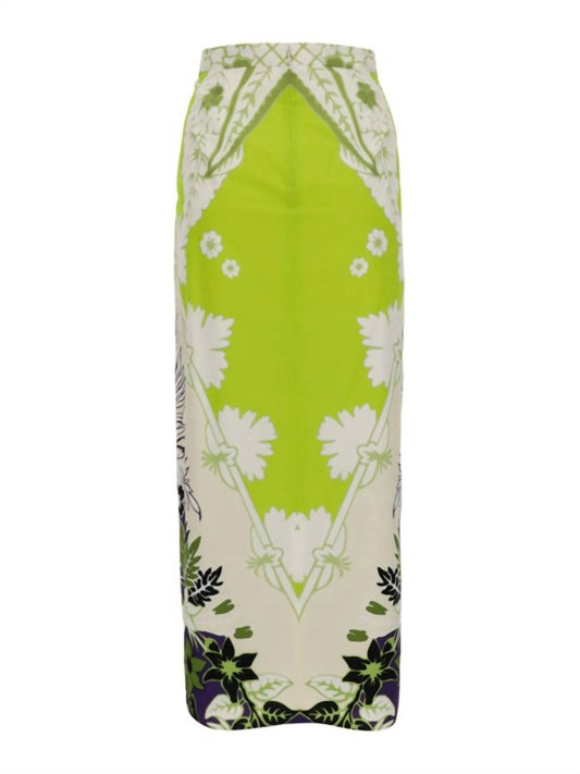 Valentino - Women's Floral Print Cotton Wrap Skirt