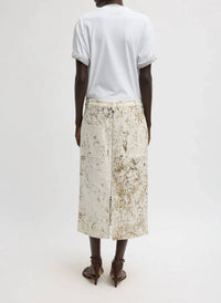 Tibi - Calcimin Denim Midi Trouser Skirt