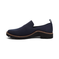 Aetrex Women's Chloe Slip On Loafers in navy - women's flats - alternate view