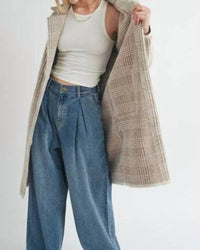 Sage The Label - The Marceau Houndstooth Coat