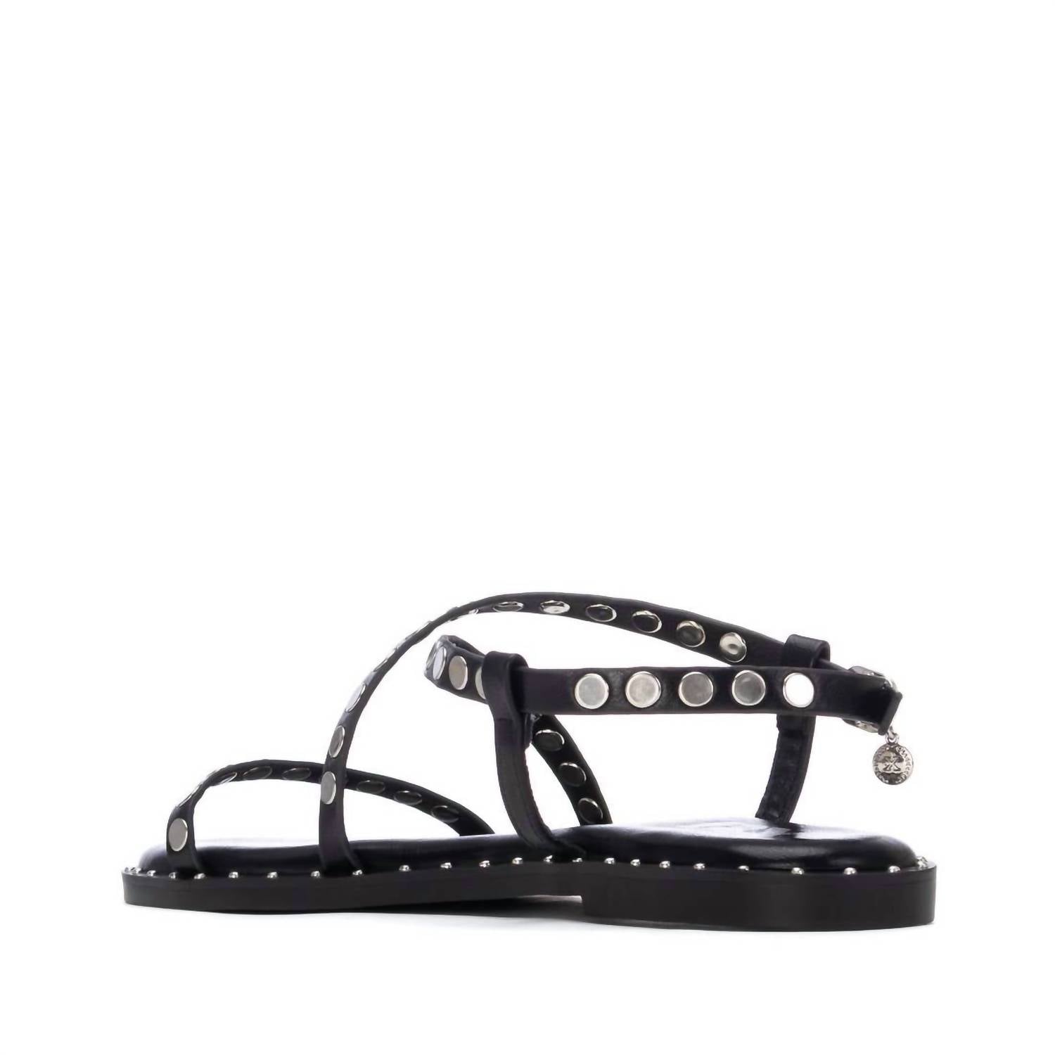 Xti Women's Pu Strap Sandal in black 1 - women's sandal - alternate view