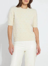 Lysse - Valentina Pearl Short Sleeve Sweater