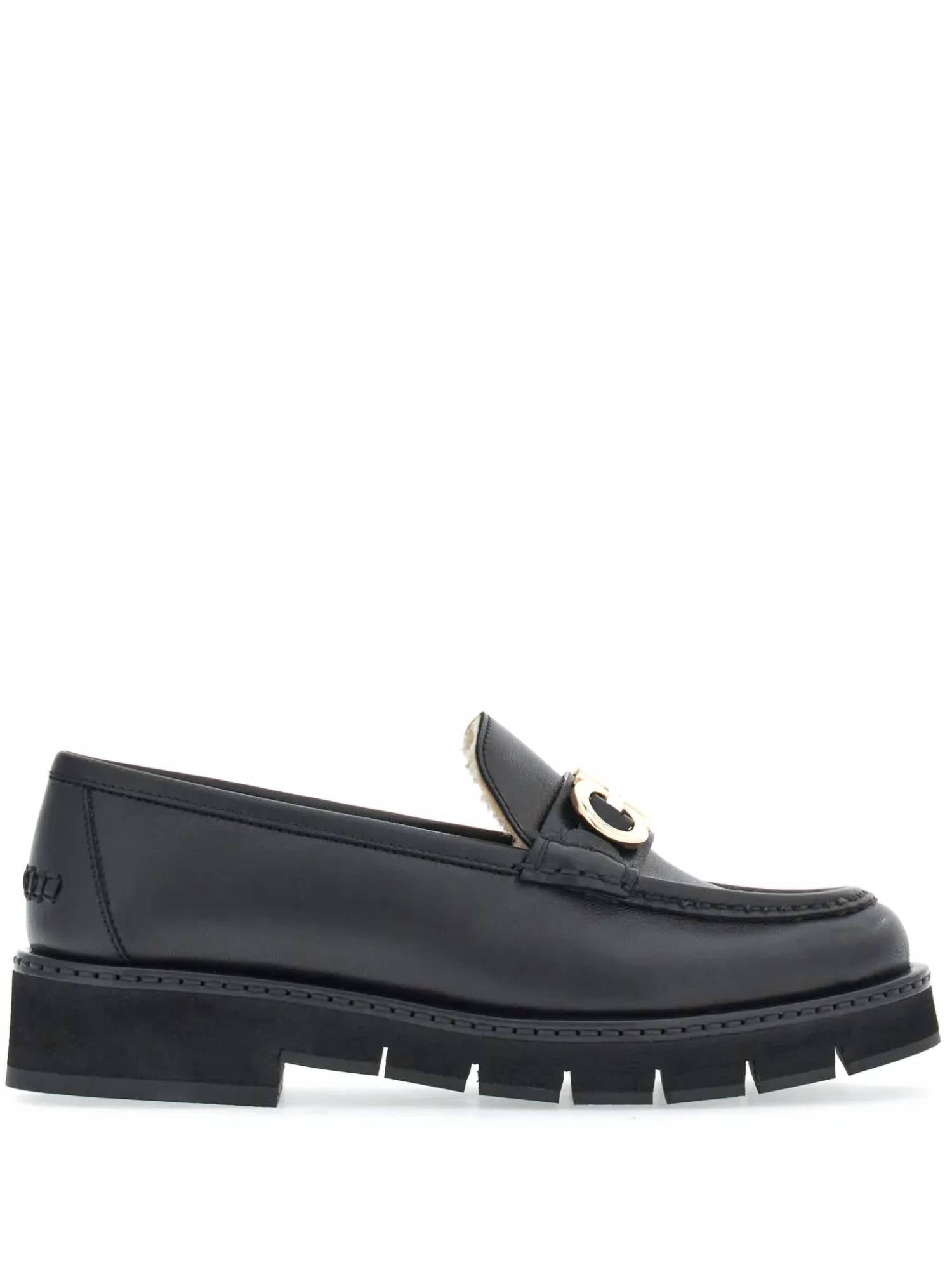 Salvatore Ferragamo - Women's Gancini-buckle Leather Loafers