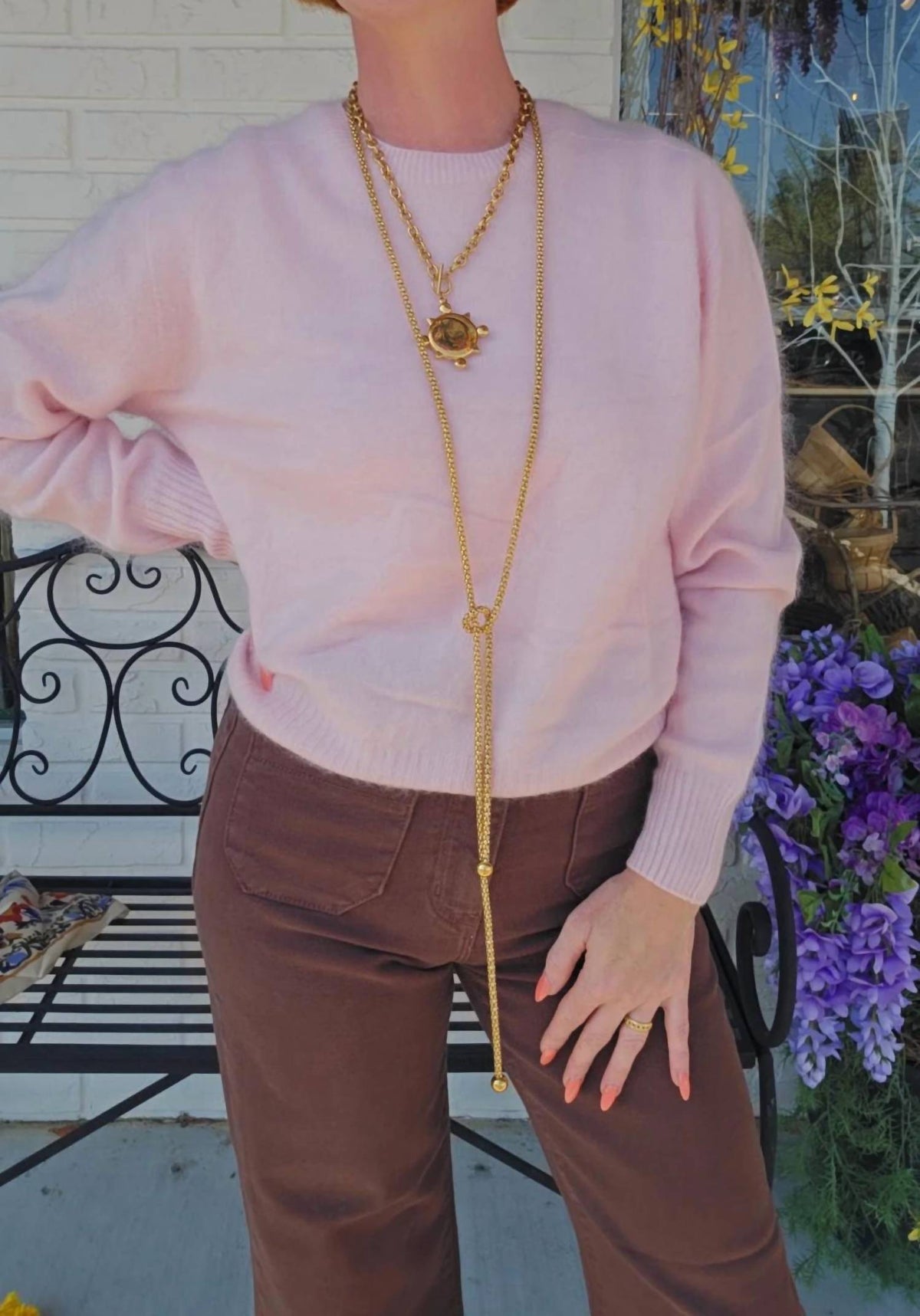 Lucy Paris - Pretty Little Silk Sweater