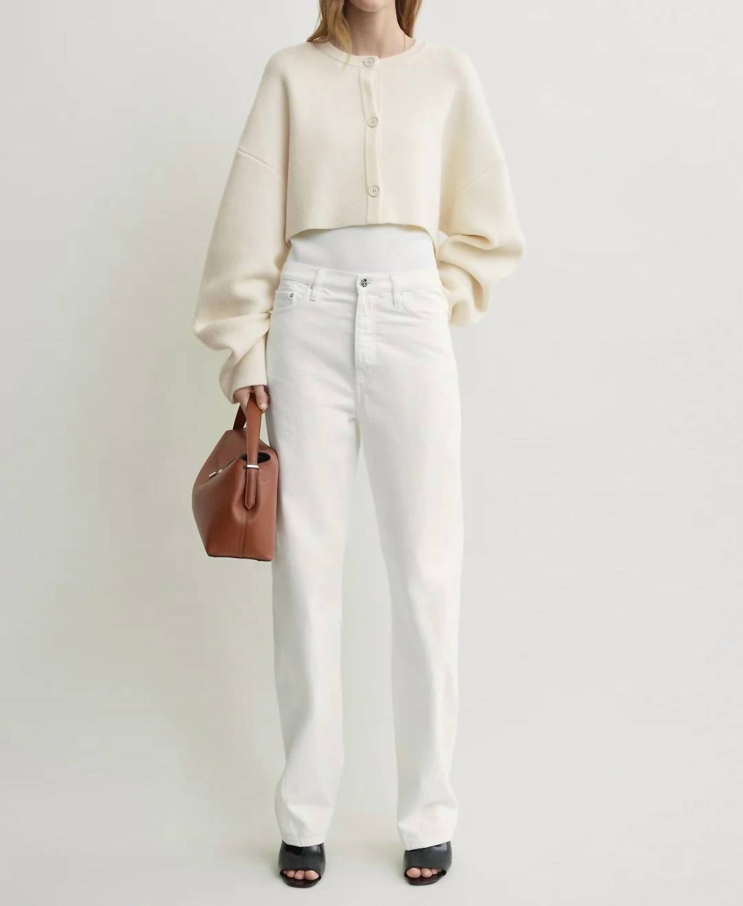 Toteme - Cropped Oversized Cardigan