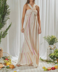 Endless Blu. - Tie Dye Woven Maxi Dress