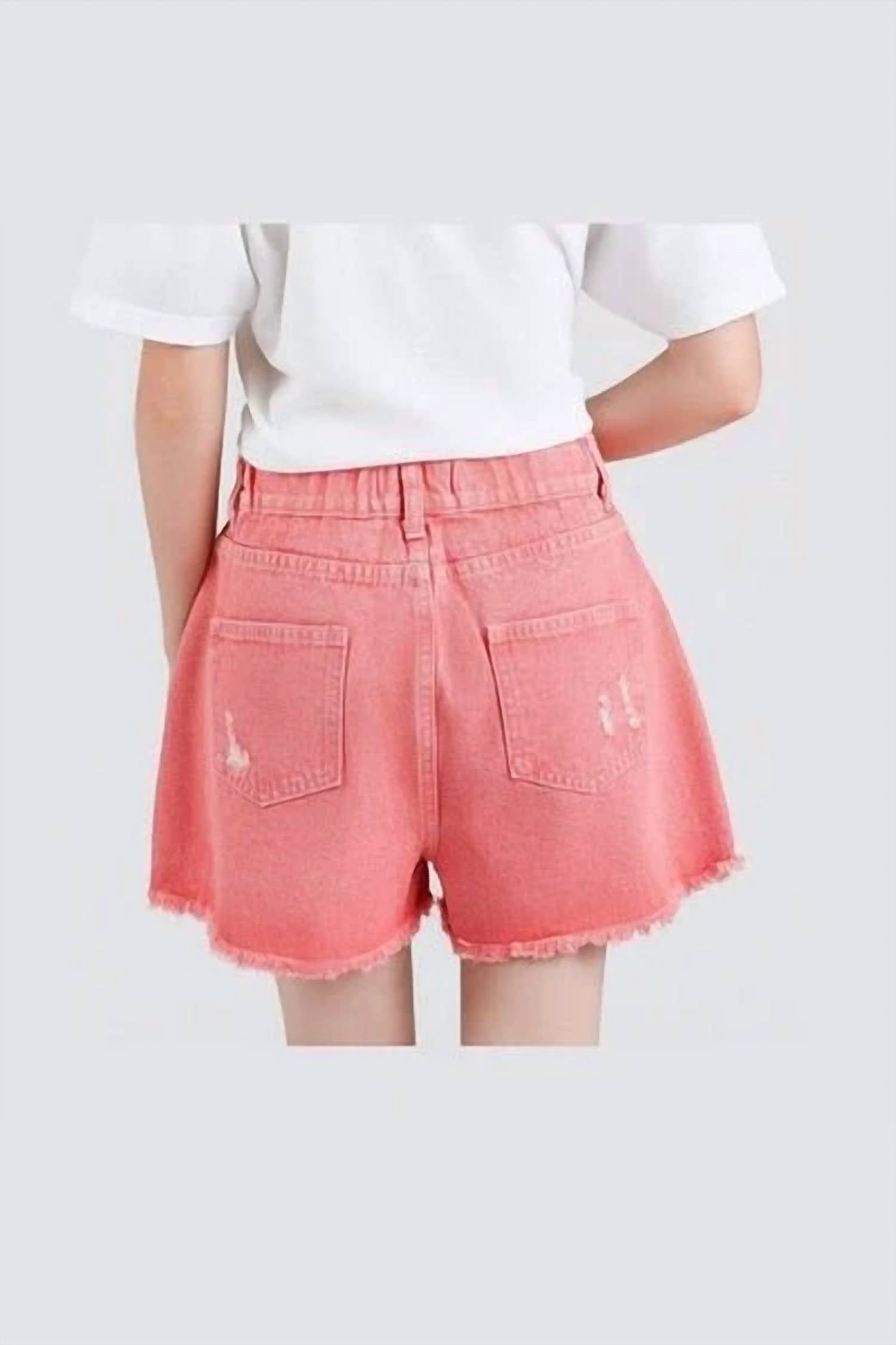 Very J - Canyon Fade Denim Shorts