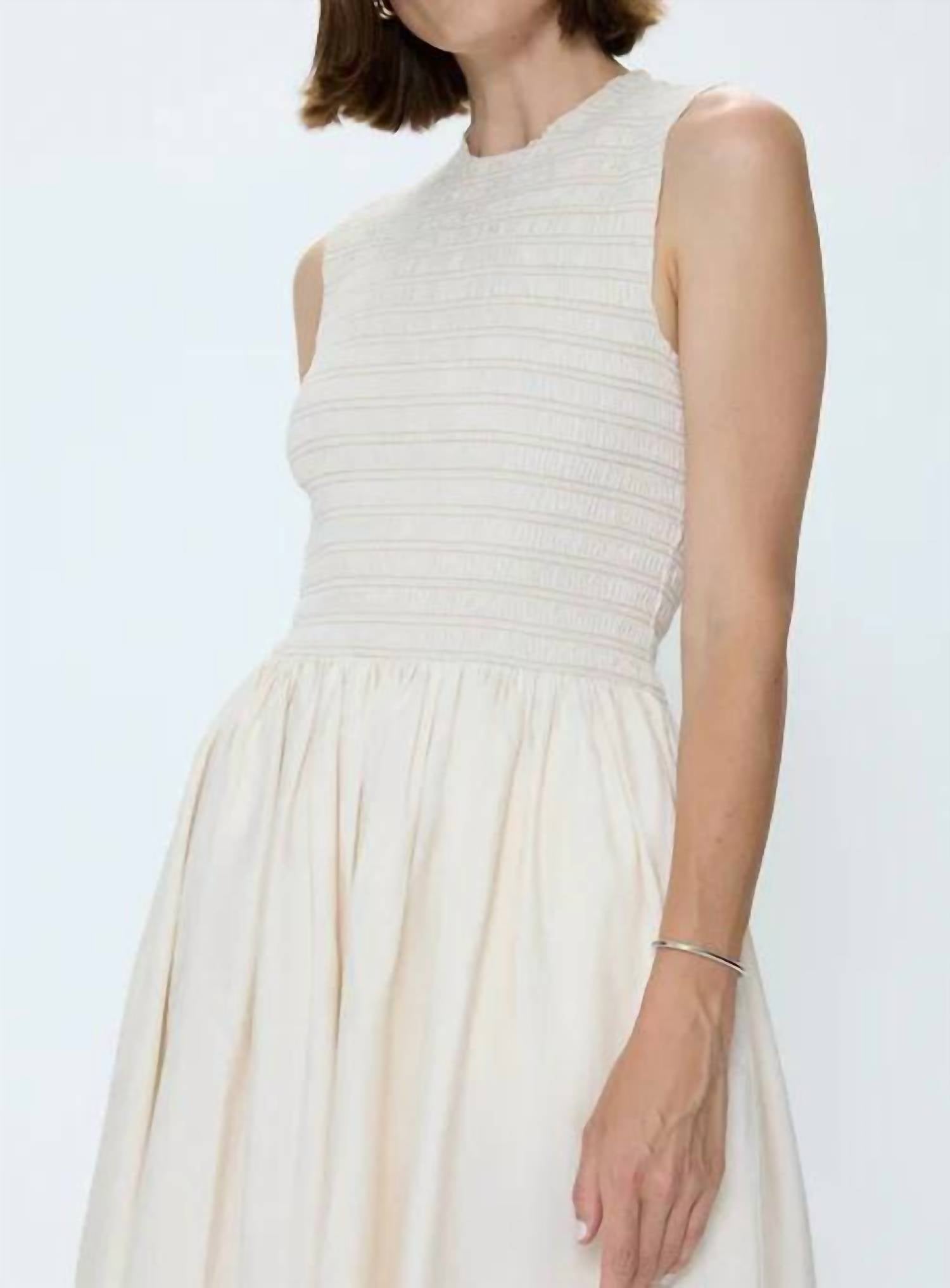 Pistola - Gladys Smocked Bodice Midi Dress