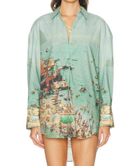 Staud - Sandbar Button Cuffs Top