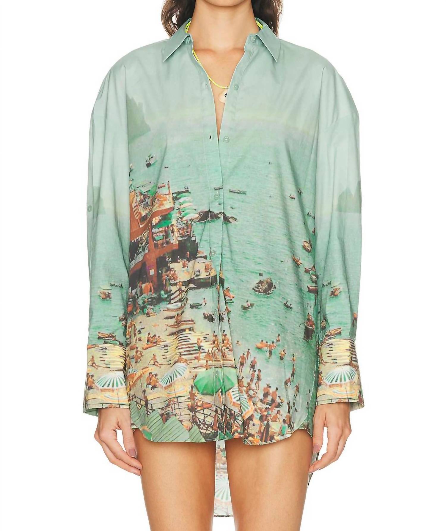 Staud - Sandbar Button Cuffs Top
