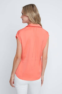 Renuar - Button Front Solid Top