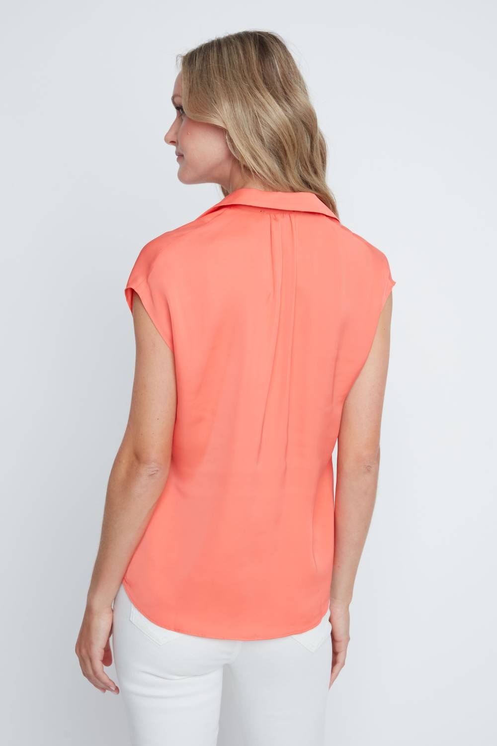 Renuar - Button Front Solid Top