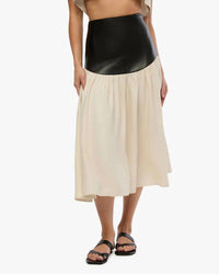 We Wore What - Drop Waist Midi Skirt