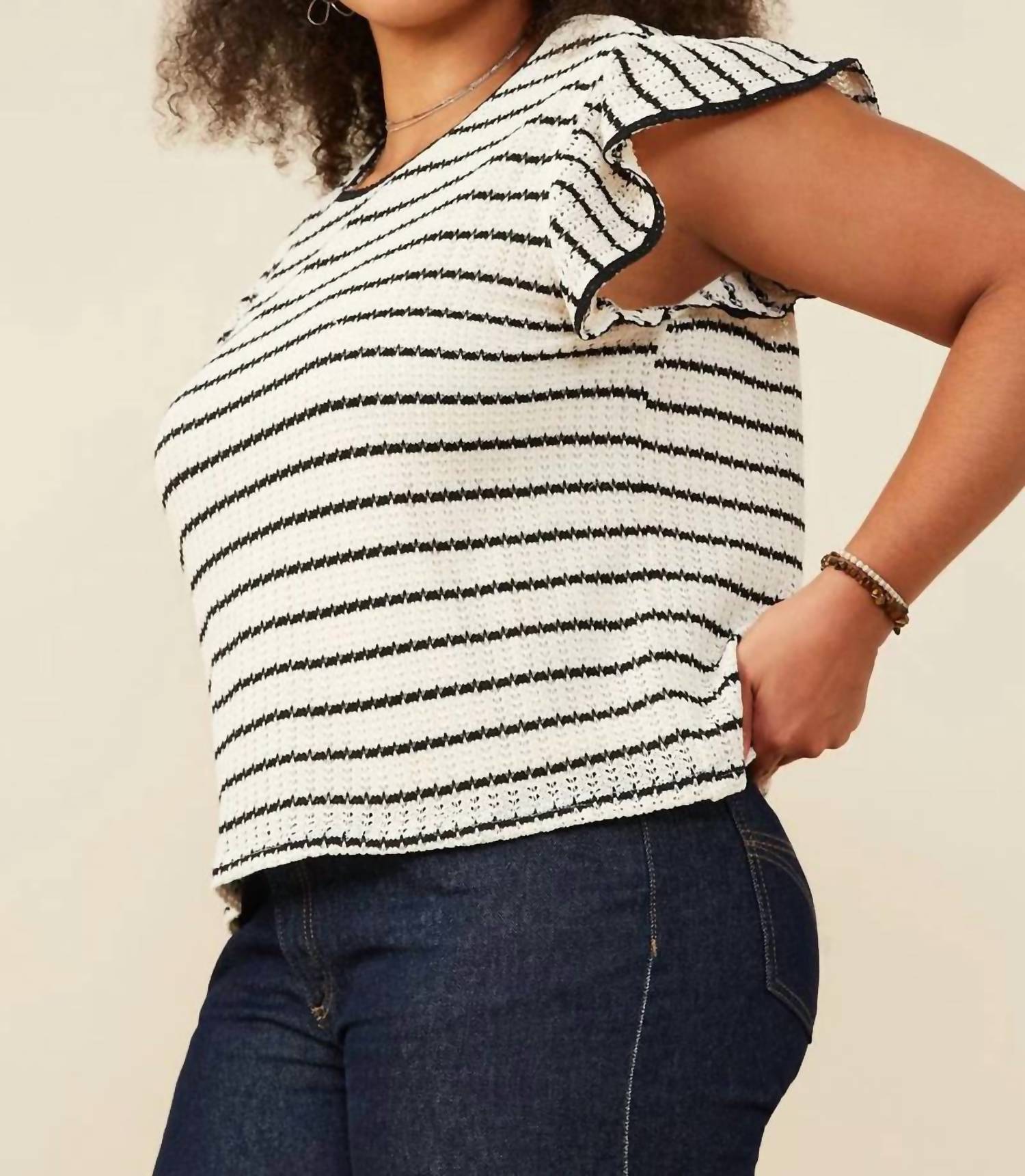 Hayden La - Celia Striped Tank Top