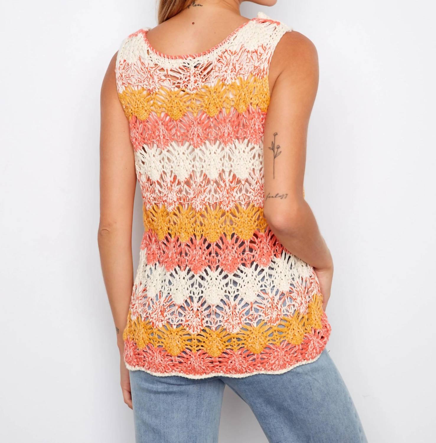 Charlie B - Crochet A Line Tank Top