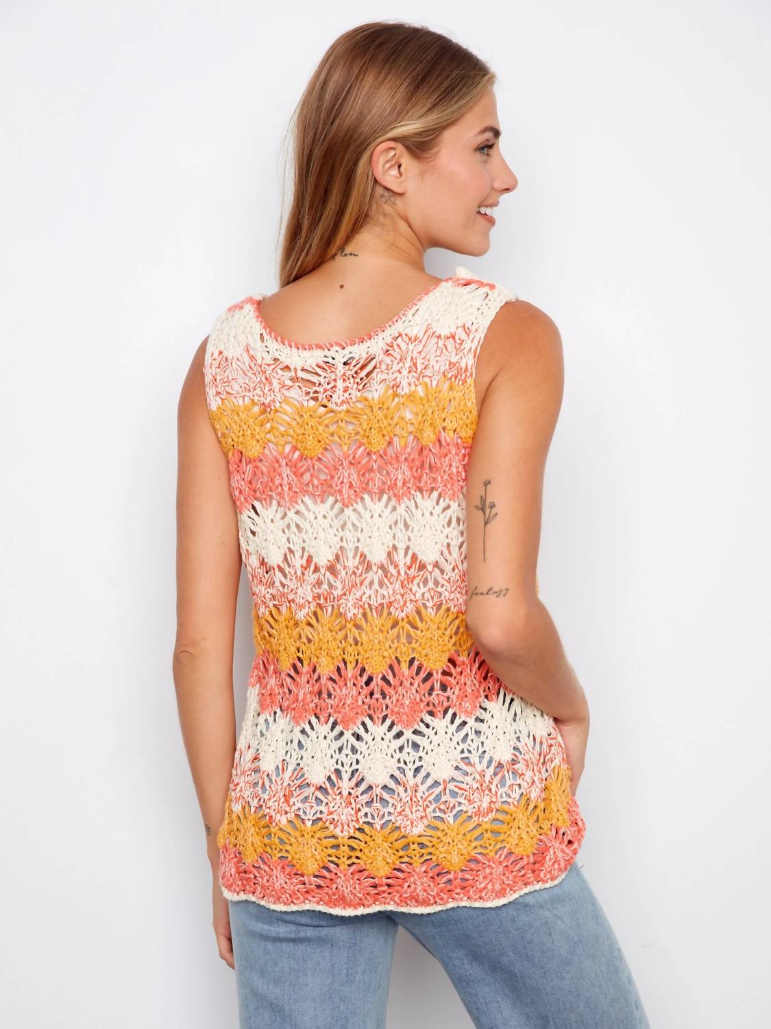 Charlie B - Crochet A Line Tank Top