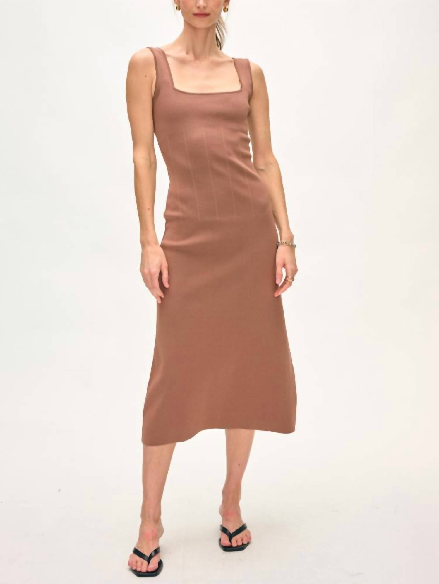 White + Warren - Paperfine Midi Dress