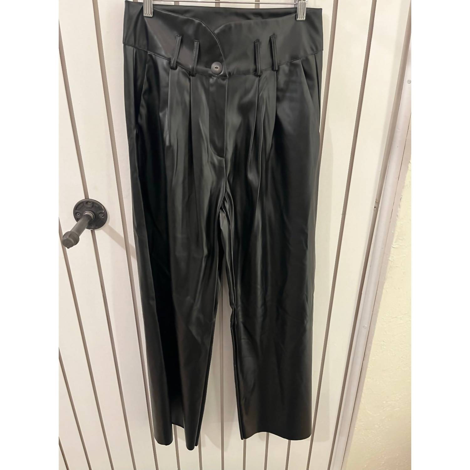 Stillwater Women's Vegan Leather Pants in black - women's pants
