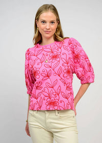 Ivy Jane - Floral Vines Knit Top