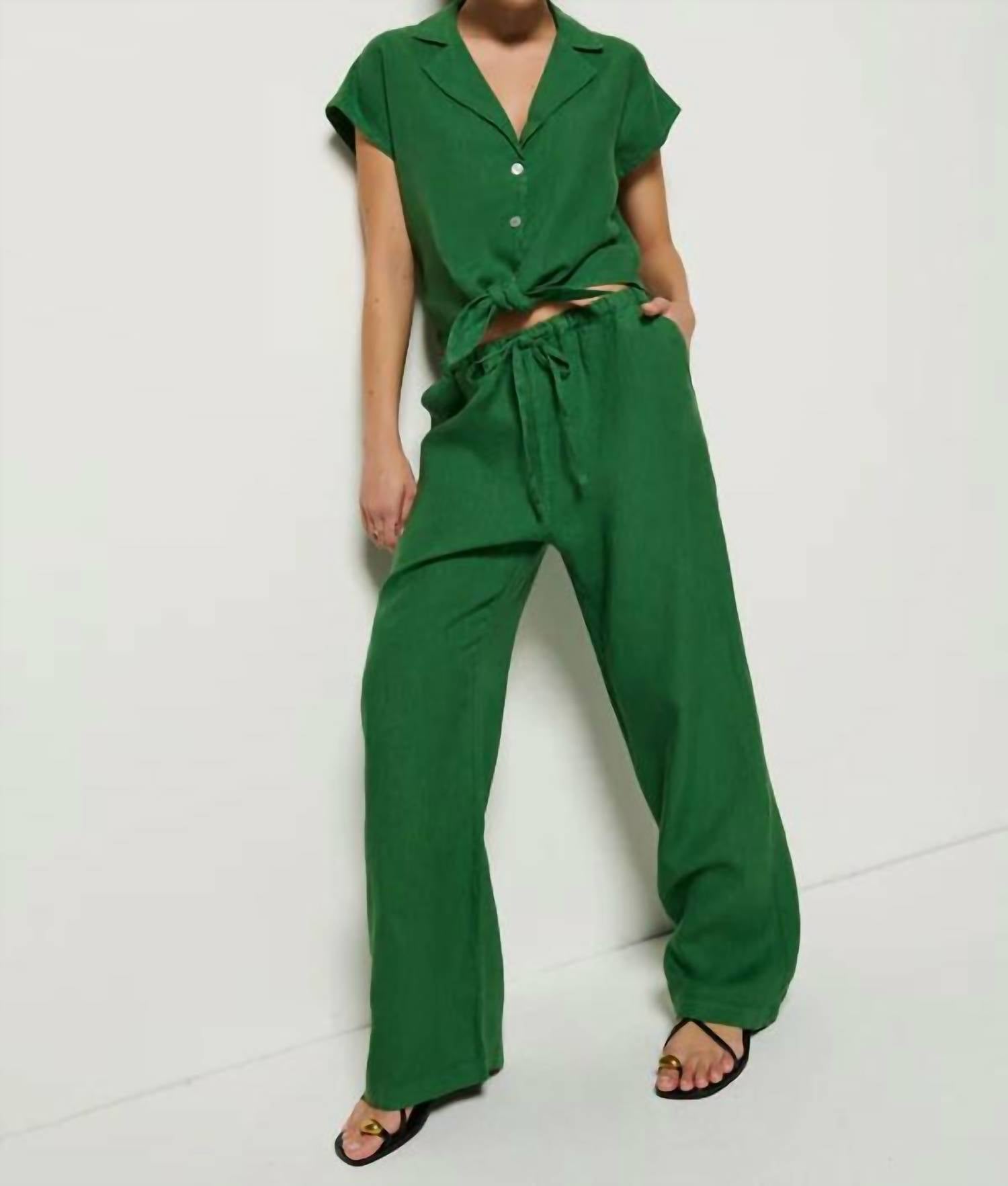 Nation Ltd - Lucia Tie Waist Pants
