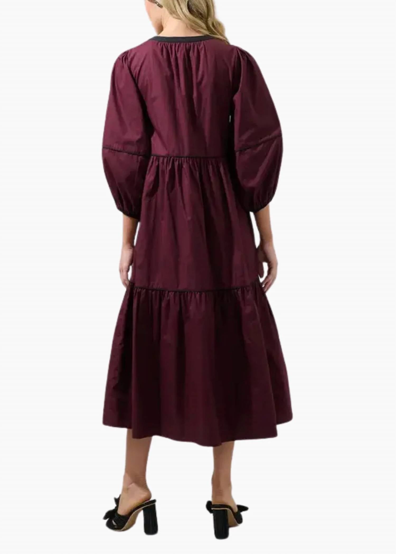 Sugarlips - Delia Button Up Midi Dress