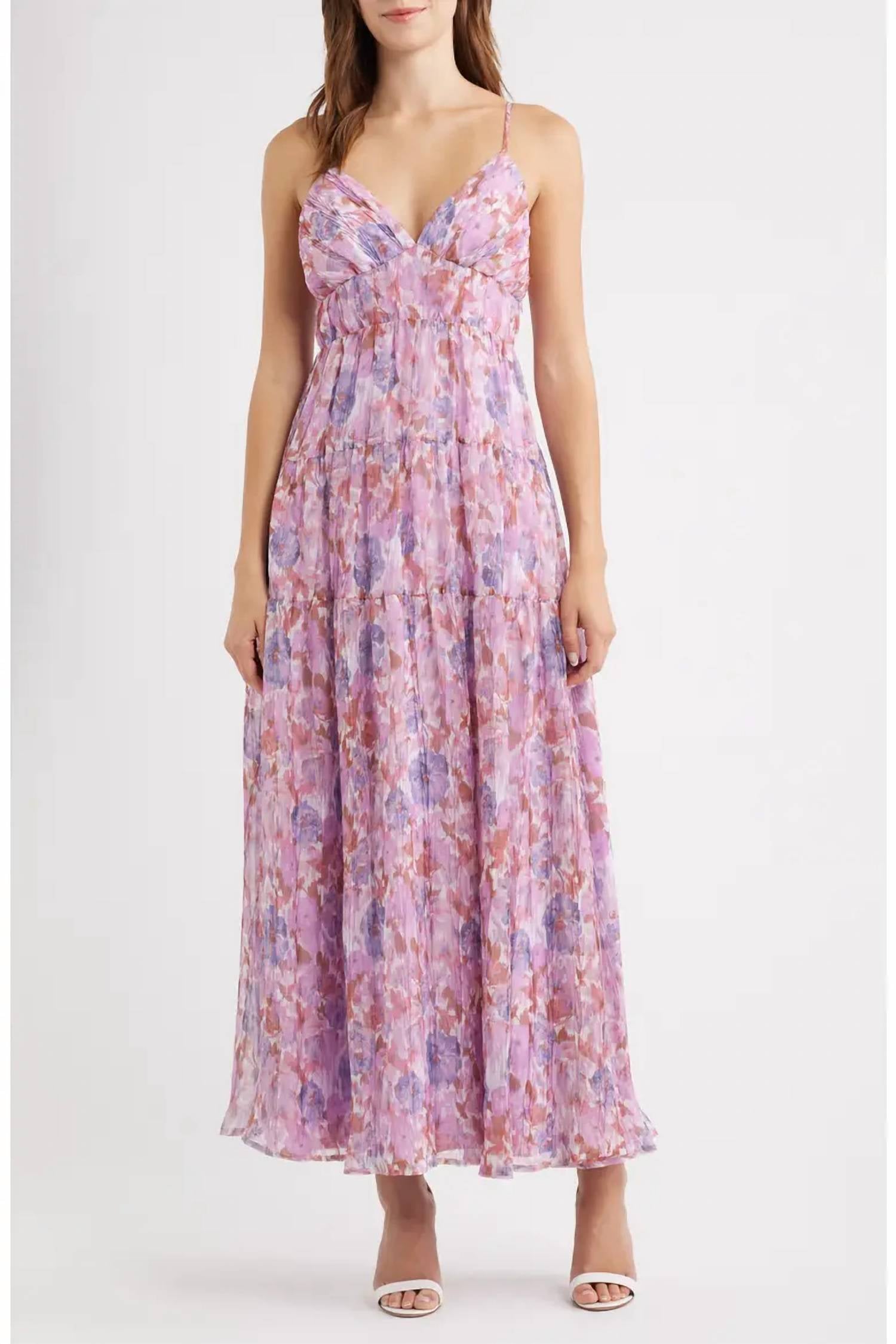 Lulus - Shannon Tie Back Maxi Dress