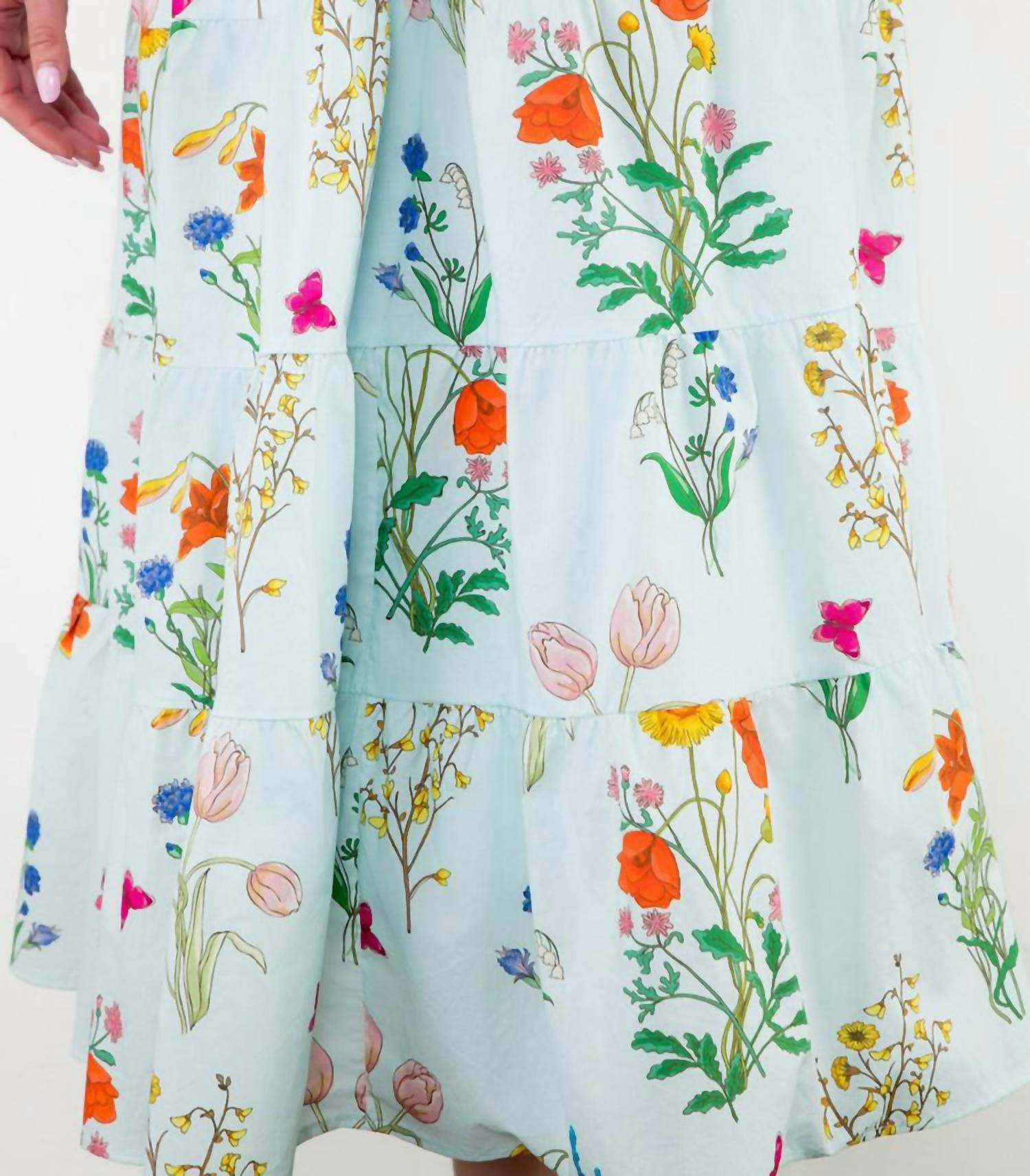 Thml - Puff Sleeve Floral Print Dress