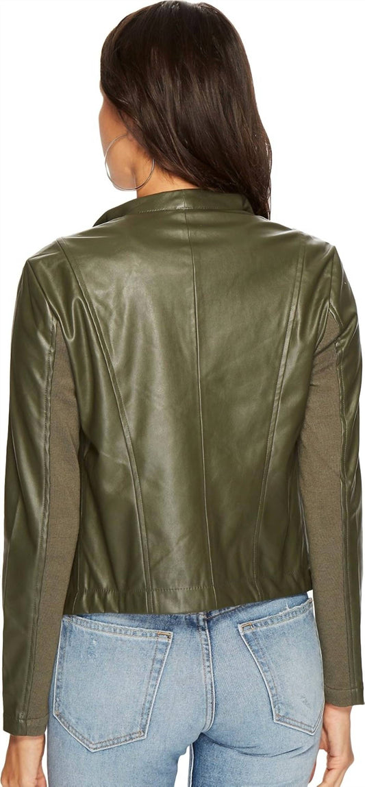Bb Dakota - Gracelyn Open Front Faux Leather Jacket
