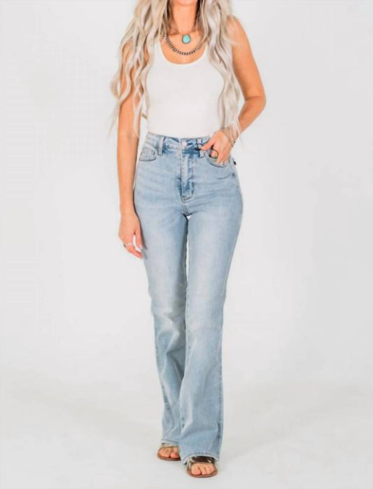 Judy Blue - High Waist Tummy Control Bootcut Jeans- Long