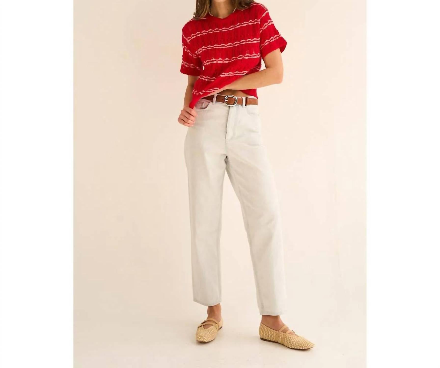 The Greii - Knit Short Sleeve Top