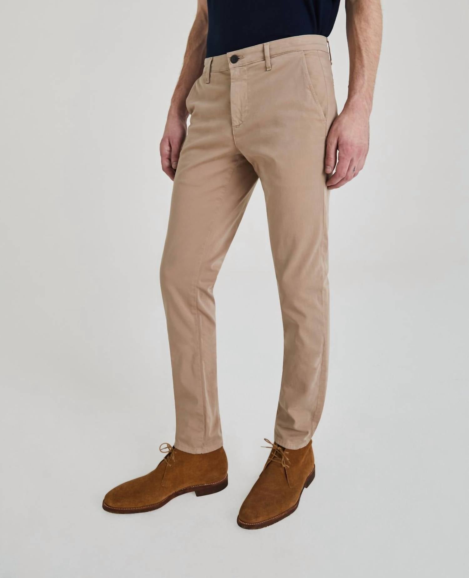 AG Jeans Jamison Skinny Leg Chino Pant in khaki - men's pants - alternate view
