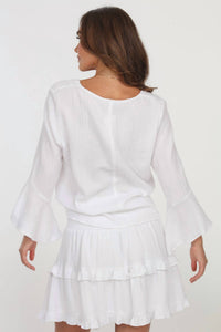 Veronica M - Gauze Tie Fit Blouse
