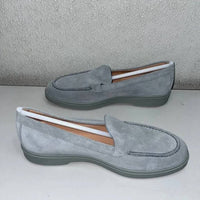 Santoni Men's Yaltamoc Suede Loafers in blue - men's loafer - alternate view