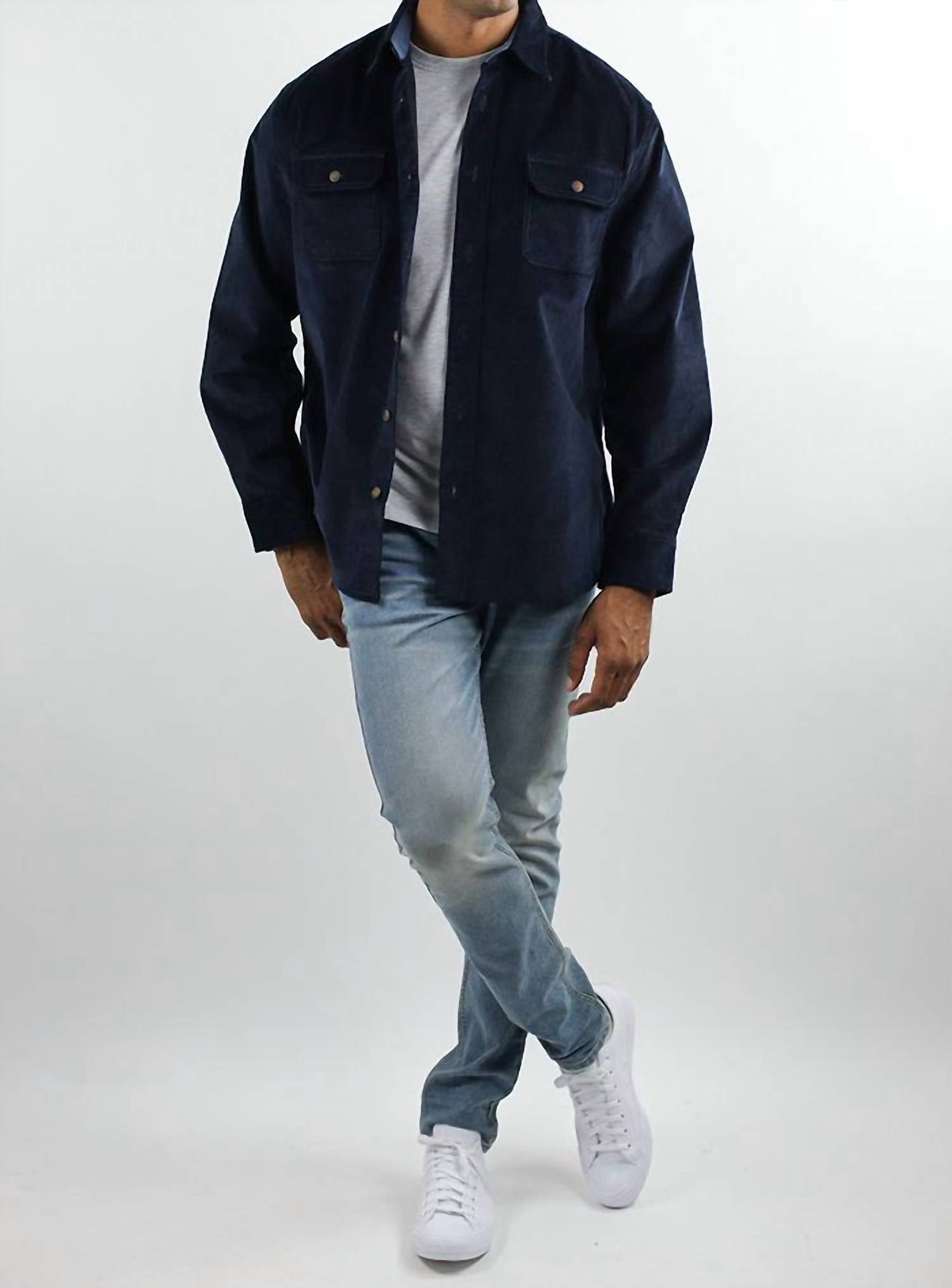 Jachs New York - Stretch Corduroy Overshirt