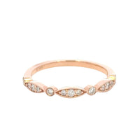 Aamiaa - 0.19 Carat Natural Diamond - 1.80 Grams 14k Ring - Size 6.5