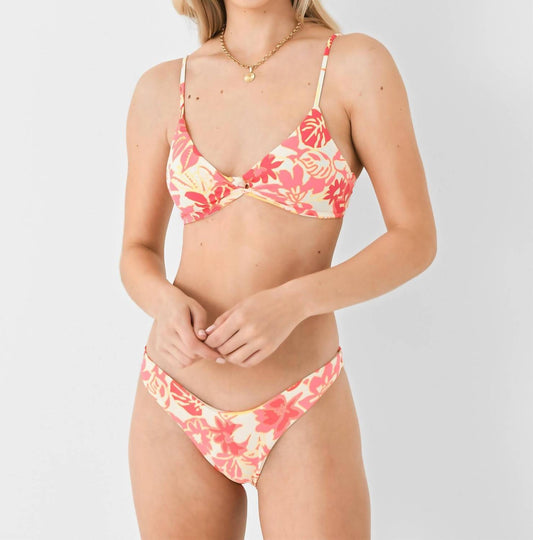 Maaji - Abstract Garden Twisted Classic Bikini Top