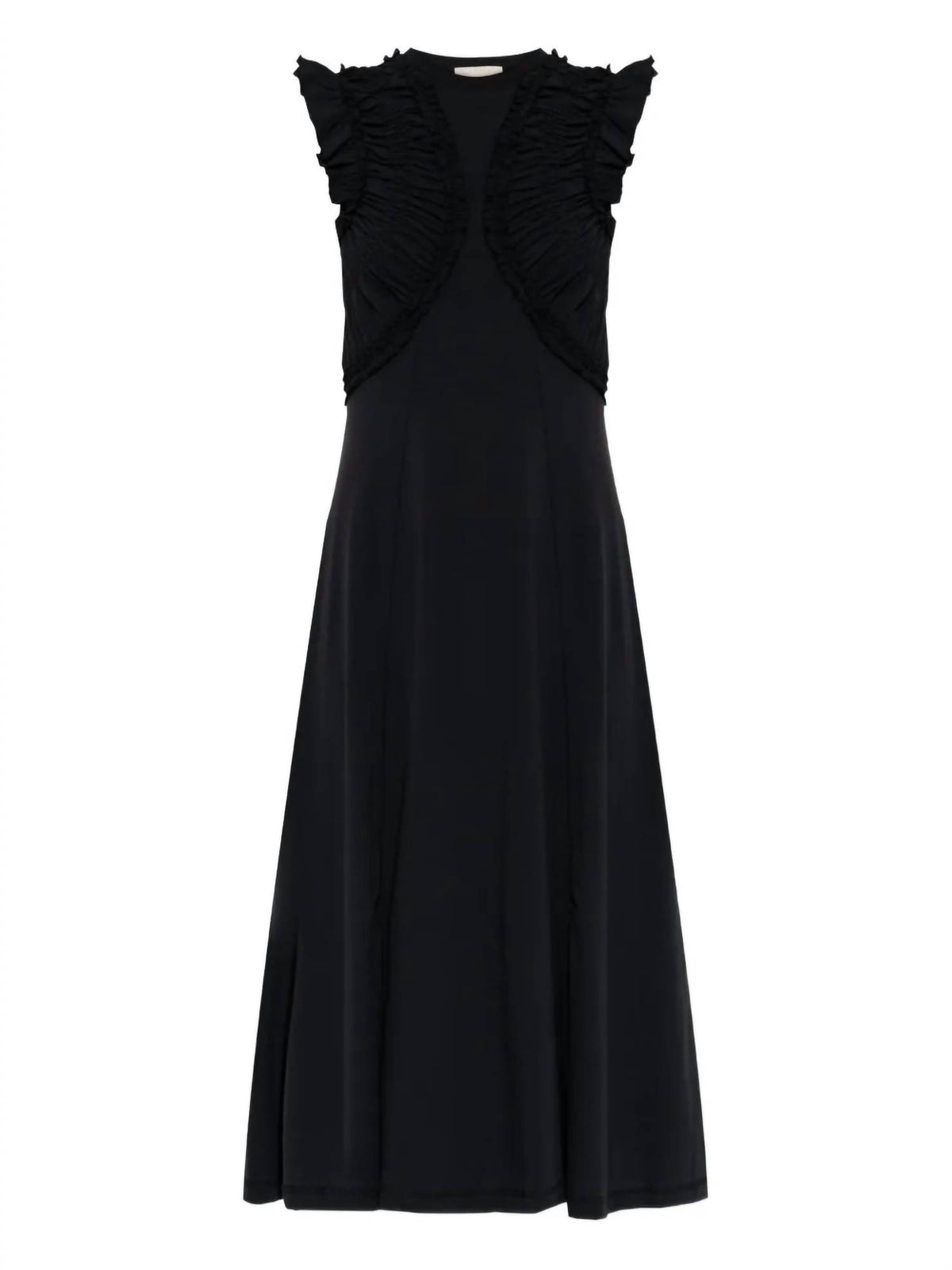 Ulla Johnson - Shiva Sleeveless Ruffled Midi Dress