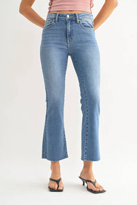 Just Black Denim - Charlotte Cropped Flare Jeans