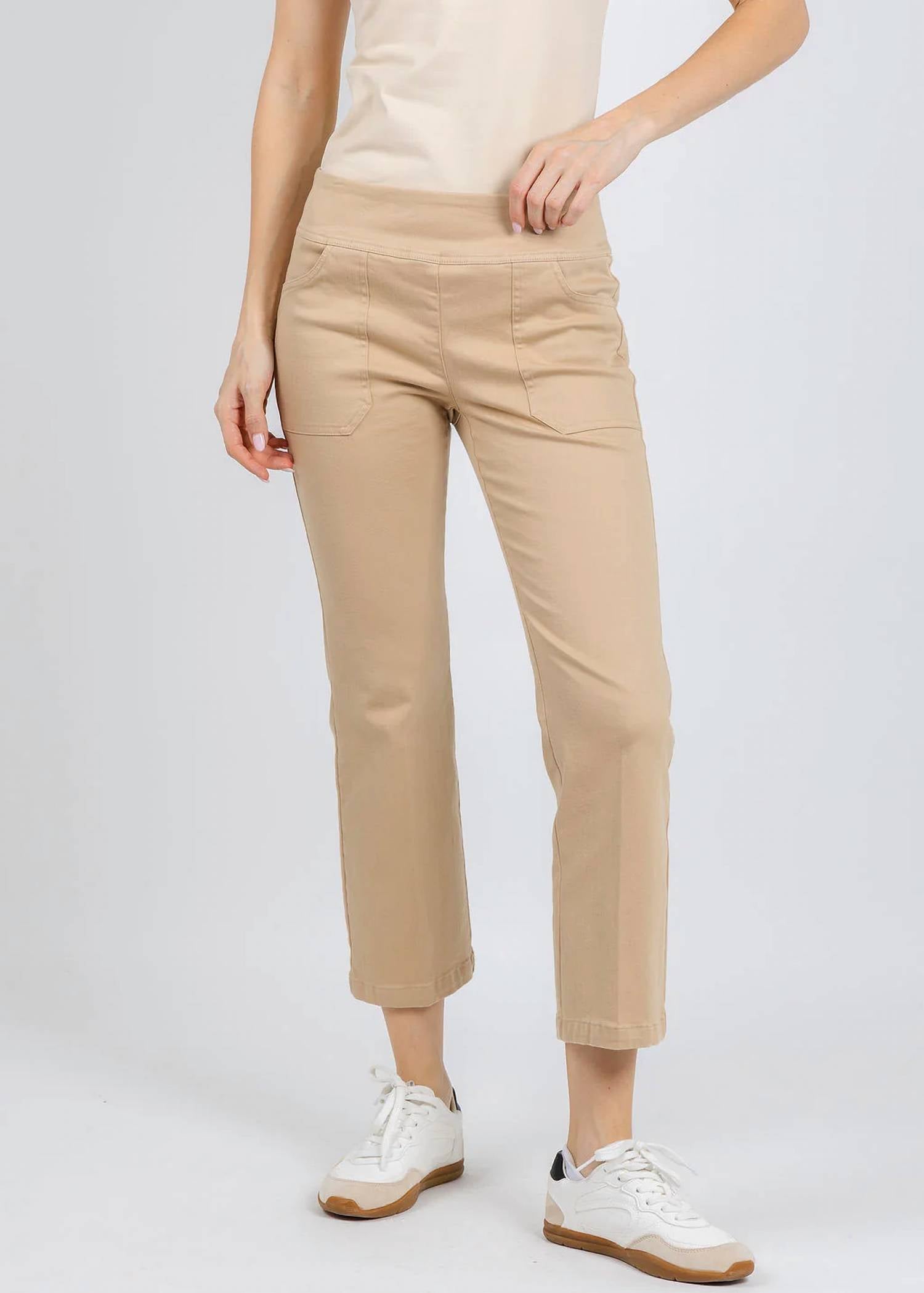 Elliott Lauren - Modern Twill Pull-on Pants With Pocket