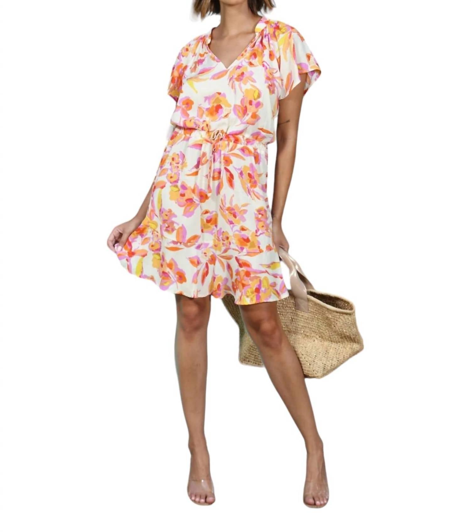 Veronica M - Ruffle Sleeve Dress