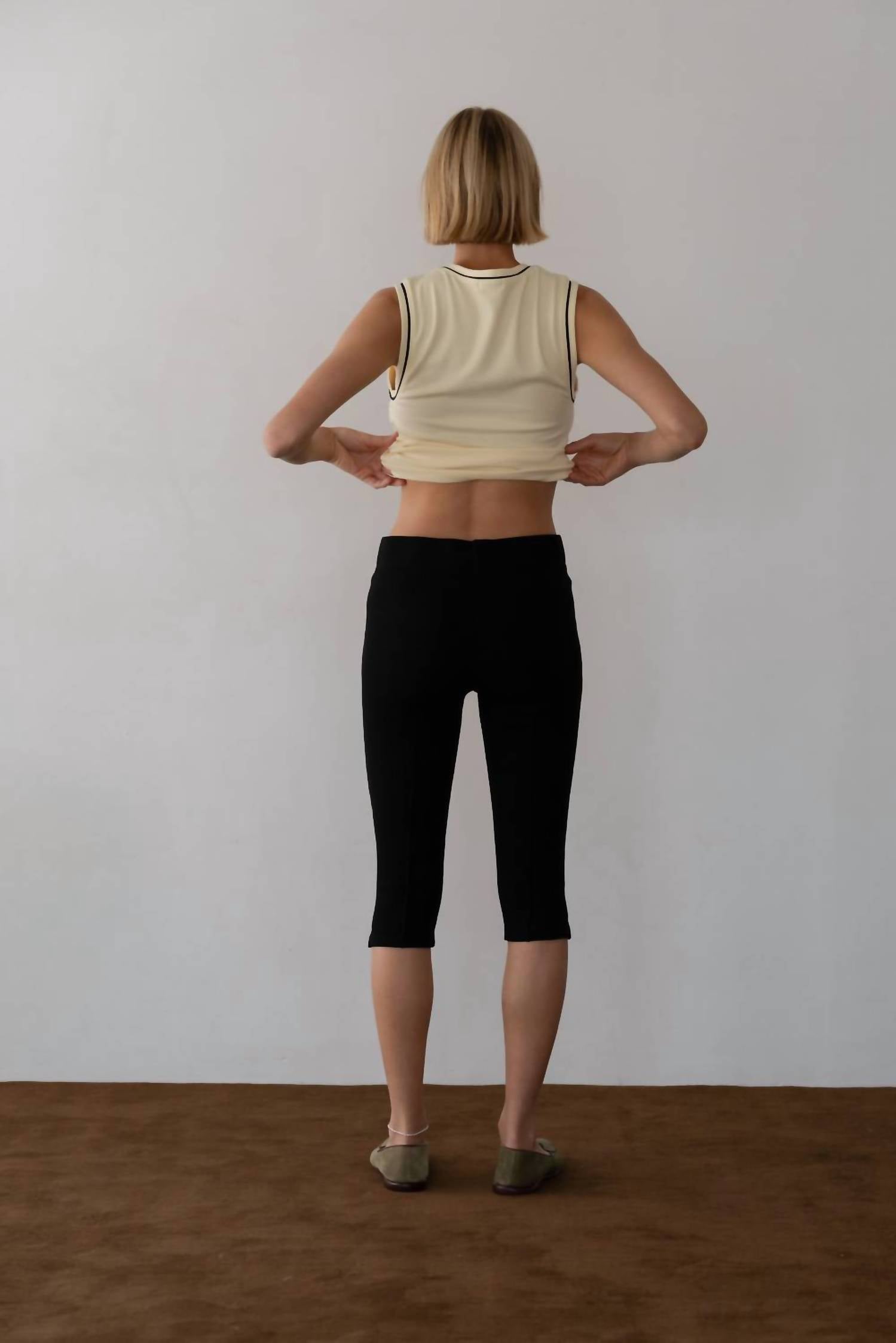 Donni. - Rib Pedal Pusher Pants