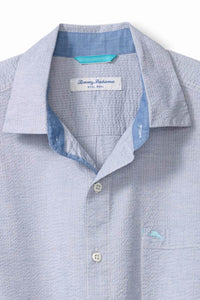 TOMMY BAHAMA Nova Wave Short-sleeve Shirt in chambray blue - men's t-shirt - view 4