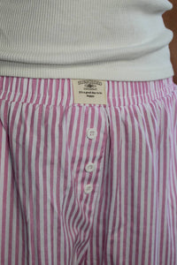 Sunkissed Coconut - Striped Boxer Lounge Pants