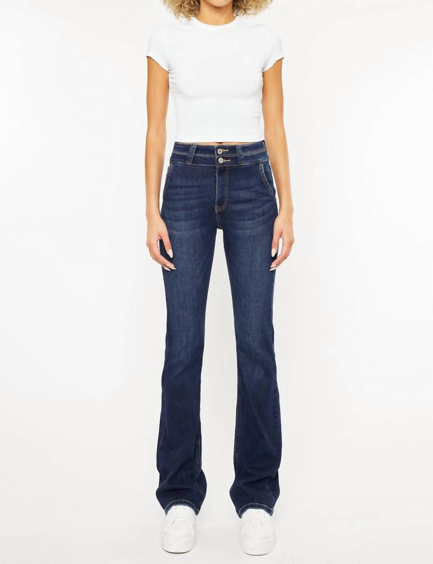 Kancan - High Rise Bootcut Jean