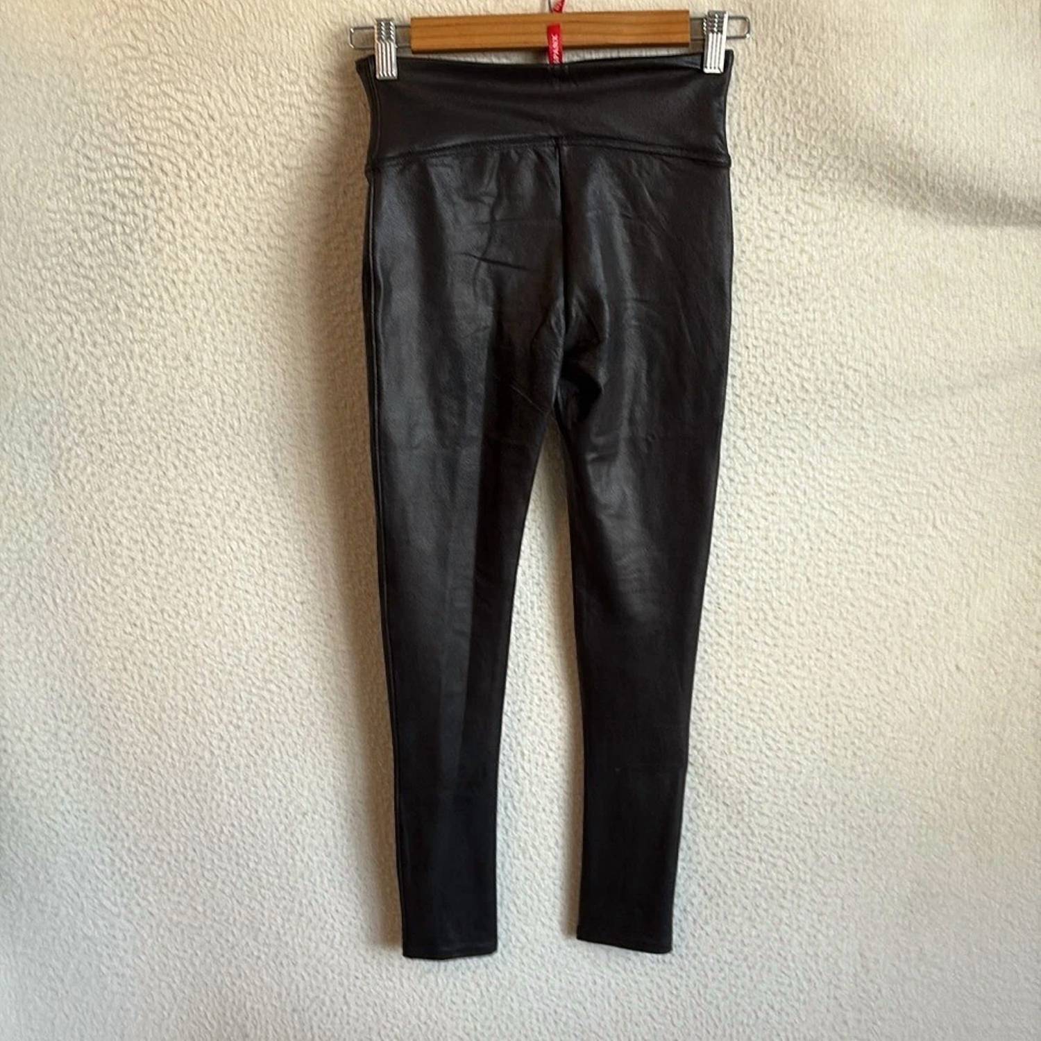 Spanx - Faux Leather Petite Leggings