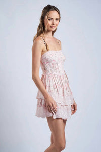 Sky To Moon - Floral Fit and Flare Mini Dress