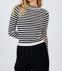 Sage The Label - Simply Being Striped Sweater