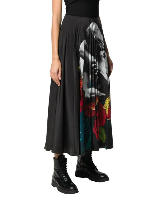 Valentino - X Undercover Print Pleated Skirt
