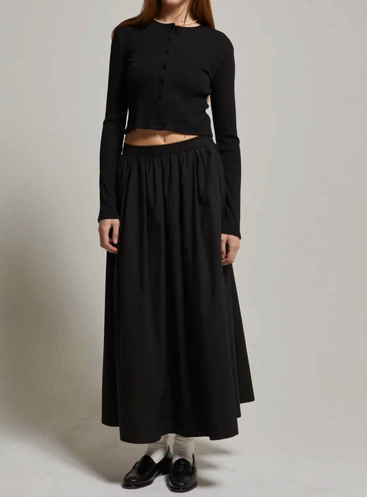 Asher - Kate Poplin Maxi Skirt